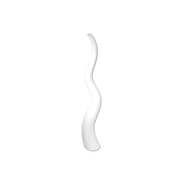 Design Deko Vase WALENTINA in wellen Form, weiß, 158cm, Ø20cm