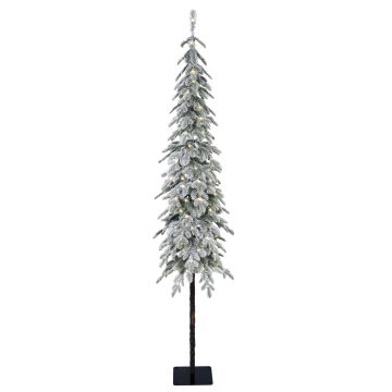 Künstlicher Tannenbaum Hochstamm MOLDE DELUXE, beschneit, LEDs, 180cm, Ø50cm