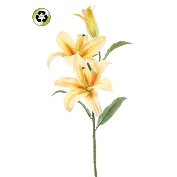 Künstliche Tigerlilie KRAWEL, Eco Collection, gelb, 85cm