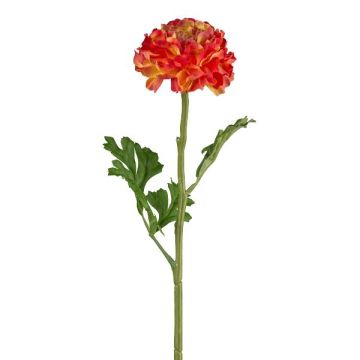 Kunstblume Ranunkel GRINTEL, orange, 45cm, Ø9cm