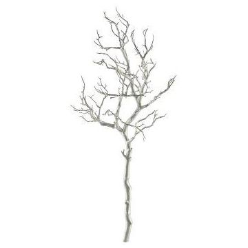 Kunst Birkenzweig DRILMO, silber, 100cm
