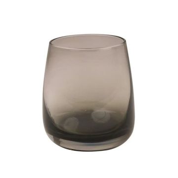 Saftglas EDELMIRA, grau-klar, 9,5cm, Ø8,5cm
