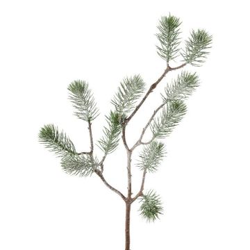 Dekozweig Tanne LUMVOR, gefroren, weiß, 55cm