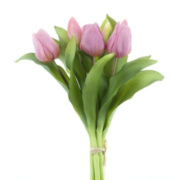 Künstlicher Tulpenstrauß Mix LONA, mauve, 30cm, Ø20cm