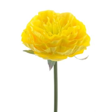 Textil Blume Ranunkel PIRE, gelb, 25cm