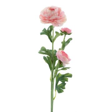 Kunst Blume Ranunkel PROTO, hellrosa, 65cm