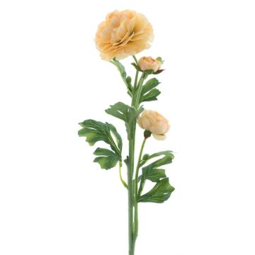 Kunst Blume Ranunkel PROTO, pfirsich, 65cm