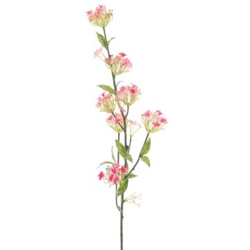 Künstlicher Schneeball Zweig DRASY, rosa-pink, 75cm