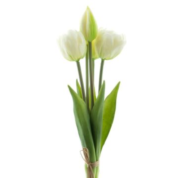 Deko Tulpenbund LANEA, weiß, 30cm, Ø15cm