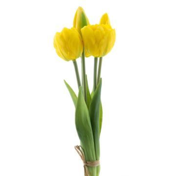 Deko Tulpenbund LANEA, gelb, 30cm, Ø15cm