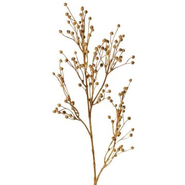 Deko Flachs Zweig QUOLL mit Ähren, beige, 65cm