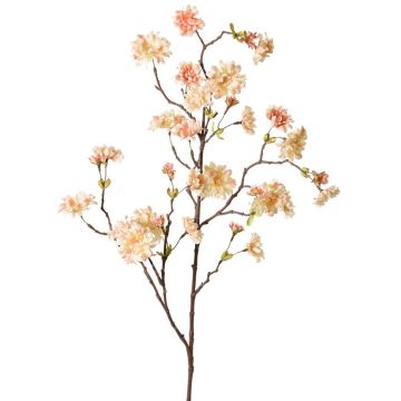 Kunstzweig Zierpfirsich KENZUN, Blüten, pfirsich-rosa, 110cm