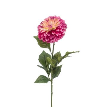 Künstliche Blume Dahlie BURBUJA, pink-creme, 60cm