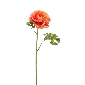 Kunstblume Ranunkel KRISTY, lachs-orange, 60cm, Ø10cm