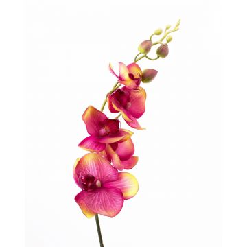 Kunstzweig Phalaenopsis Orchidee DAJANA, violett-grün, 90cm