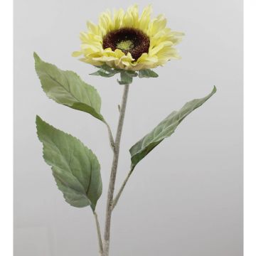 Künstliche Sonnenblume MARIETTA, hellgelb, 85cm, Ø15cm