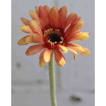 Kunstblume Gerbera ANNELIE, orange, 25cm, Ø6cm