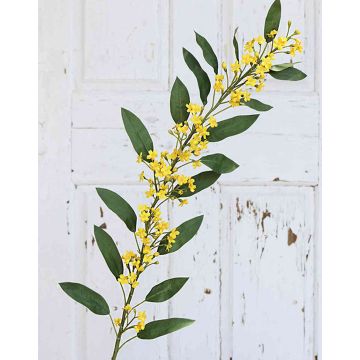 Kunst Euphorbia fulgens FILIPPE mit Büten, gelb, 105cm