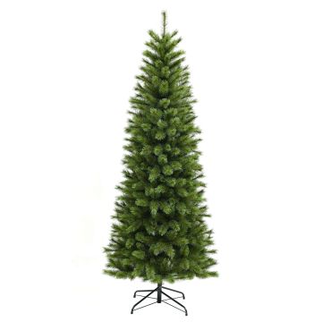 Schmaler Kunst Weihnachtsbaum VERMONT SPEED, gefroren, 150cm, Ø60cm