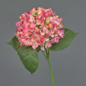 Hortensien Kunstblume HERMINE, rosa-pink, 55cm, Ø15cm