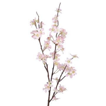 Kunst Apfelblütenzweig LOUISA mit Blüten, rosa-weiß, 85cm