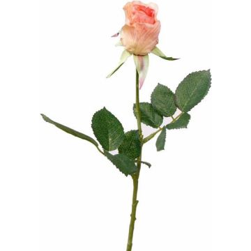 Kunst Rose HOLLY, rosa, 35cm, Ø4cm