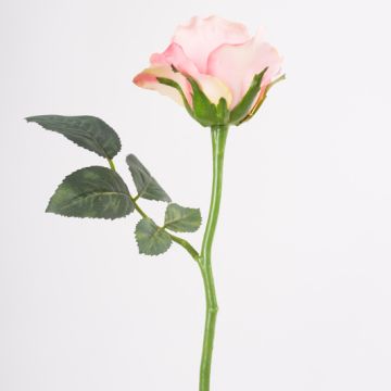 Künstliche Rose ELLI, rosa, 30cm, Ø6cm