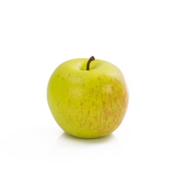 Kunst Apfel ADALBERO, grün-rot, 8cm, Ø7cm