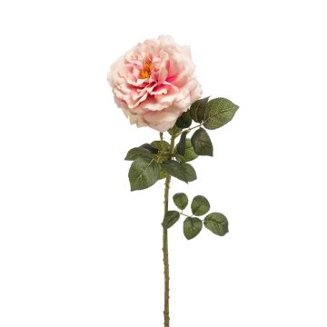 Deko Blume Rose GEMALA, rosa-creme, 75cm