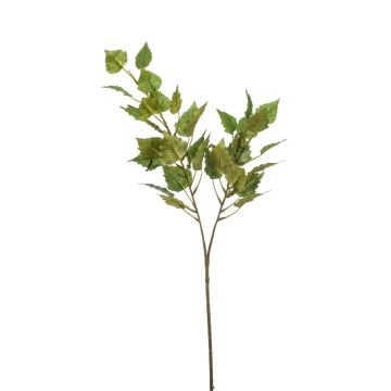 Dekozweig Birke NERIS mit Blüten, grün, 70cm