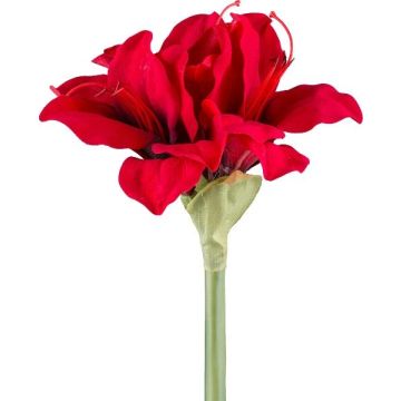 Plastikblume Amaryllis LIKONE, rot, 50cm