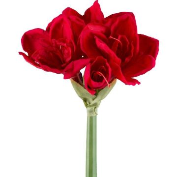 Plastikblume Amaryllis LIKONE, rot, 65cm