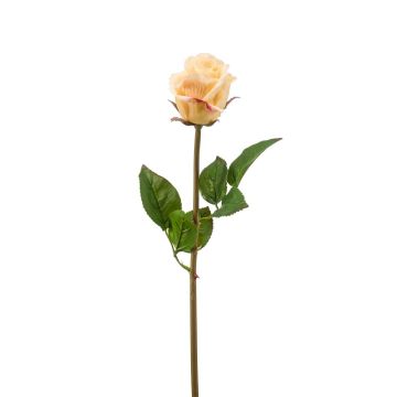 Textilblume Rose GENIO, hellgelb, 60cm