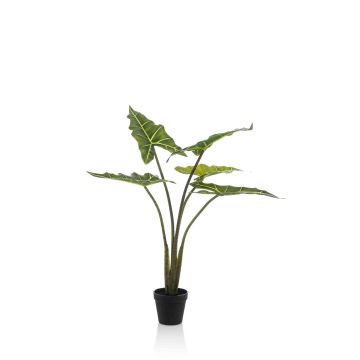 Kunstpflanze Alocasia Sanderiana MUNAY im Dekotopf, grün, 80cm