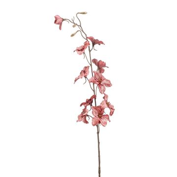Samt Rittersporn TRINI, rosa-gold, 85cm