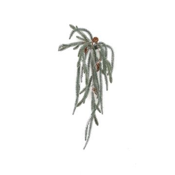 Kunstpflanze Pinie GALADRIEL mit Zapfen, gefroren, grün, 70cm