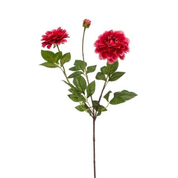 Kunst Dahlie NAXOS mit Blüten, pink, 70cm