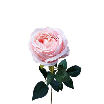 Kunstblume Rose CHERLEN, zartrosa, 65cm, Ø10cm