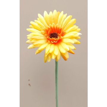 Künstliche Blume Gerbera TEUDELINDE, gelb, 55cm, Ø8cm