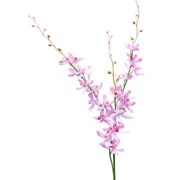 Kunstblumen Zweig Cymbidium Orchidee MONDEGO, rosa-pink, 95cm