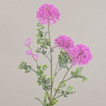 Künstlicher Zweig Zierlauch SMILJAN, rosa, 80cm, Ø6-7cm