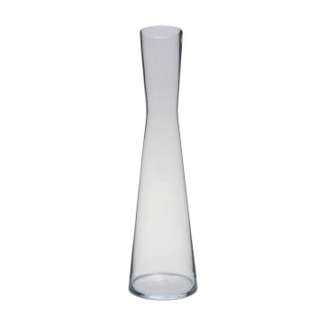 Schlanke Boden Vase SYRMA aus Glas, transparent, 50cm, Ø12cm