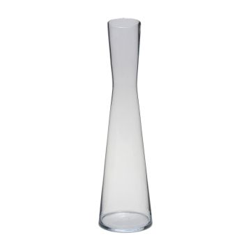 Schlanke Boden Vase SYRMA aus Glas, transparent, 60cm, Ø14,5cm