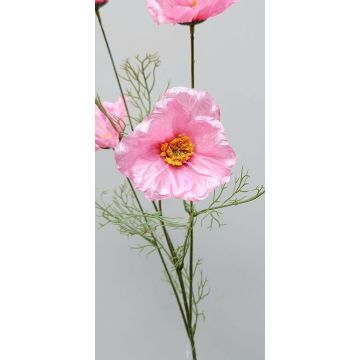Deko Blumenzweig Schmuckkörbchen PRESTIOSA, rosa, 75cm