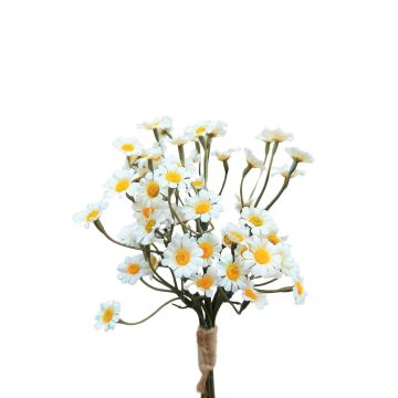 Kunstblume Chrysanthemen Bund WEMKE, weiß, 35cm