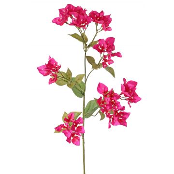 Kunst Zweig Bougainvillea NAJEM mit Blüten, pink, 80cm