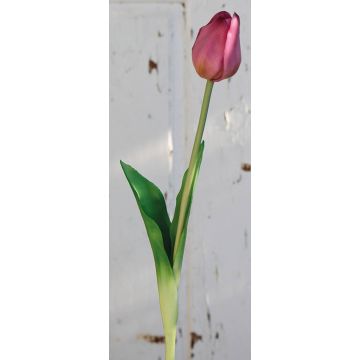 Künstliche Tulpe LONA, lila-grün, 45cm, Ø4cm