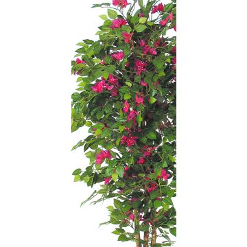 Deko Bougainvillea INGELOTTE, Echtstämme, Blüten, pink, 175cm - Made in Italy