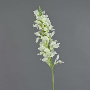 Kunstblume Löwenmäulchen FOLET, weiß, 95cm, Ø12cm