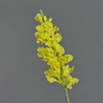 Kunstblume Löwenmäulchen FOLET, gelb, 95cm, Ø12cm
